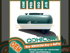 Applications industrielles horizontales de réservoir de récepteur d'air de stabilité de pression